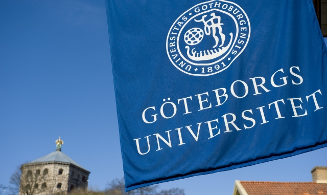 Göteborgs universitets flagga